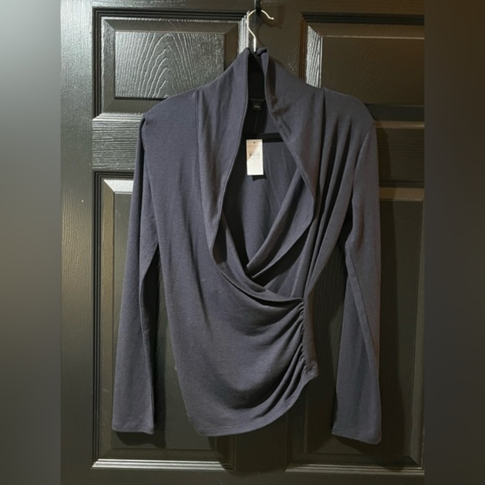 NEW Ann Taylor Faux Wrap Waist Top NWT